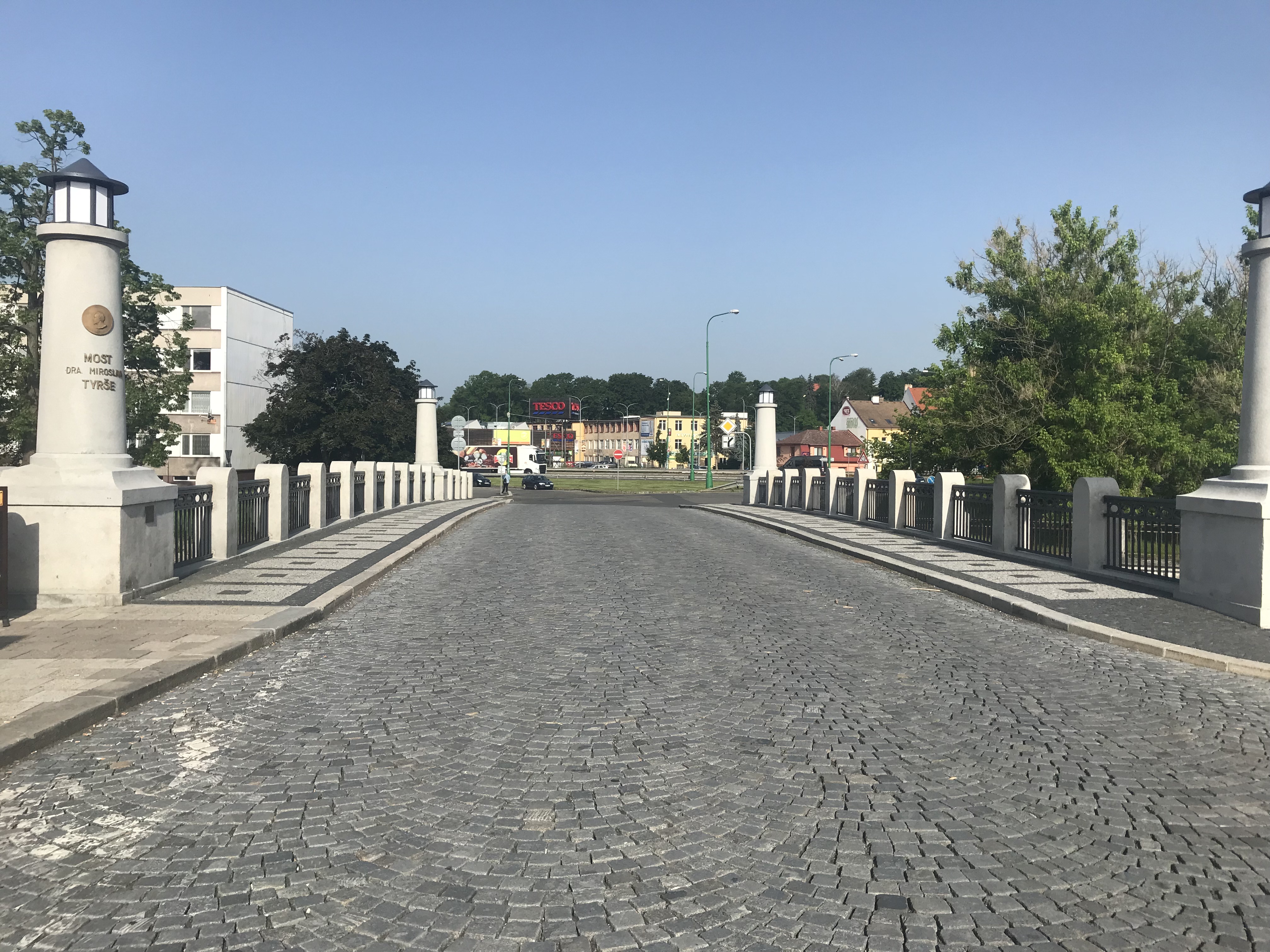 Rekonstrukce Tyršova mostu v Jaroměři