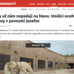 Umělci oceňují opravy v pevnosti Josefov